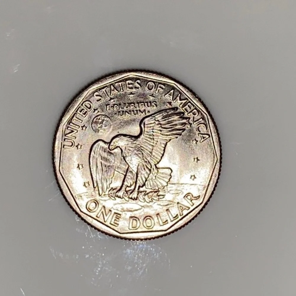 Coin-1979 Susan B. Anthony One Dollar Coin -Circulated-D-United States Liberty. - Picture 3 of 8